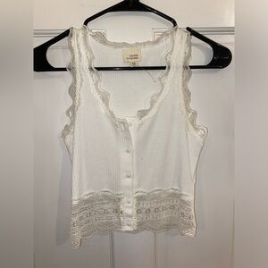 Lace crop top